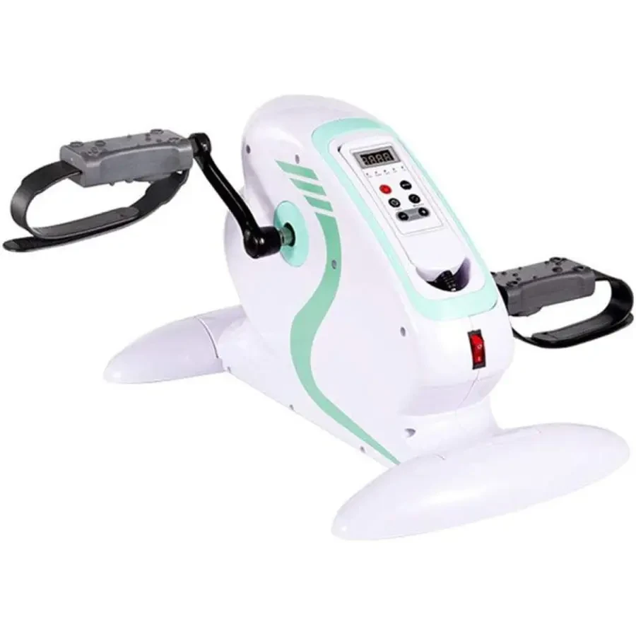 Motorized Rehabilitation Bicycle Fitness Motorized Electric Mini Exercise Bike, Pedal Exerciser for Physiotherapy Arm and Leg Pedal Training Device 2025 v