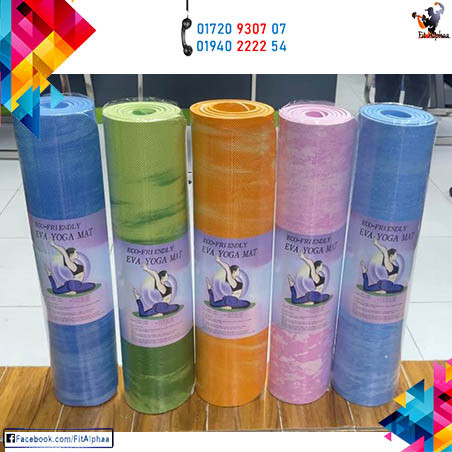 Non Slip Yoga Mat imported Premium Tp Rubber 8mm -2.5/6′ feet