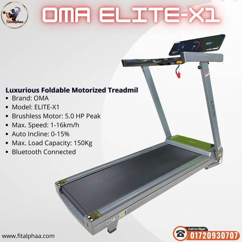 OMA ELITE X1 Luxurious Smart Foldable Motorized Treadmill 2026 version