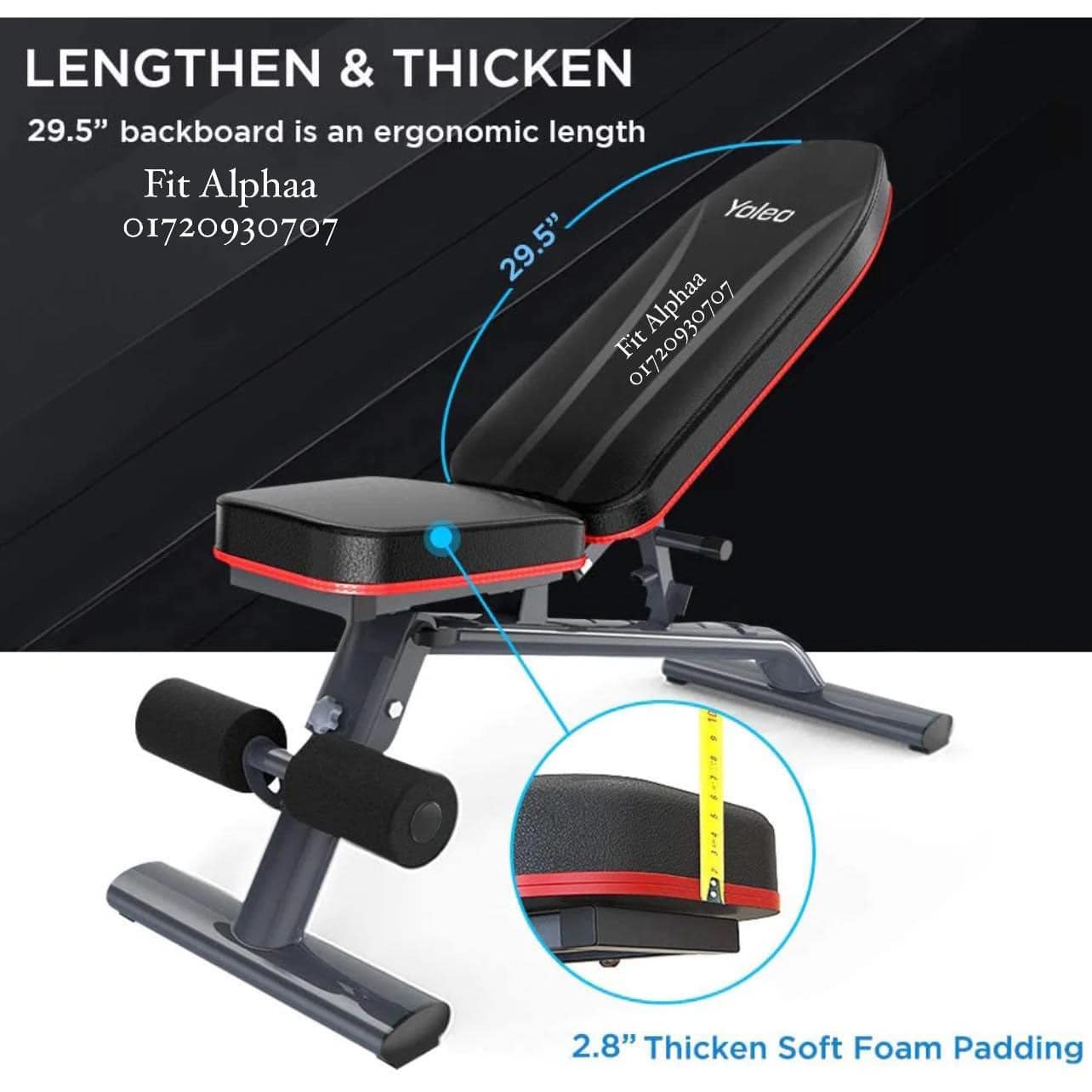 Adjustable Bench , Folding Training Bench, Fitness Bench, Incline Bench Press Bench for Full Body Workout