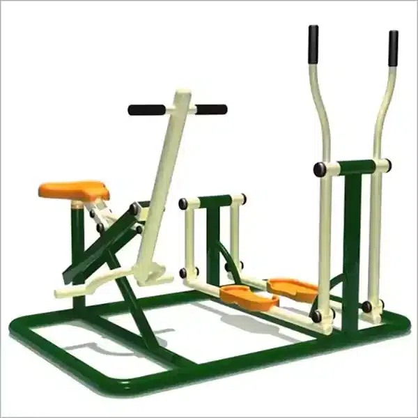 Outdoor Horse Riding Machine & Walker Combo (Galvanized Steel)