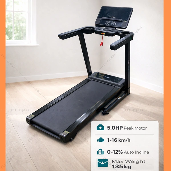 OMA 7418EA Foldable Motorized Treadmill 2026 ( 3.0HP, Auto Incline, Bluetooth )