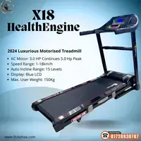 Health Engine Commercial Motorized Treadmill MOTION X18 Best Running Machine 2026