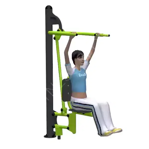 Outdoor Sit and Pull Training Equipment for Parks (Galvanized Steel)