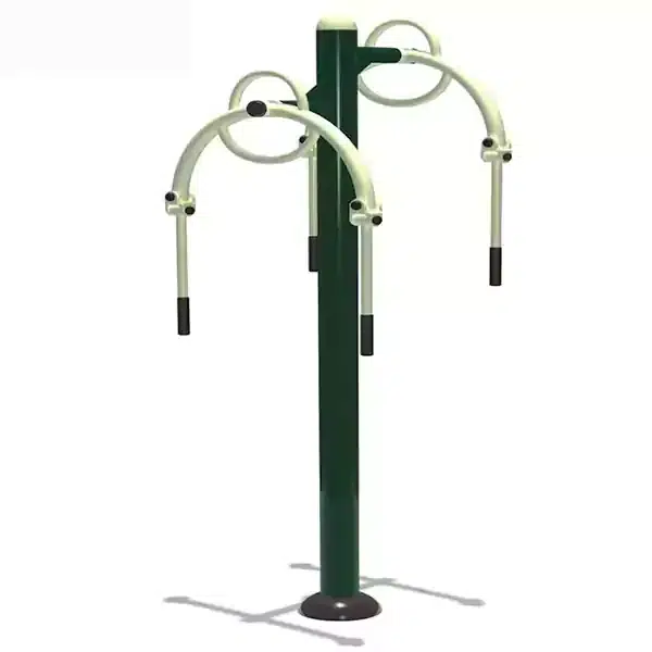 Outdoor Double Tractor Gym Equipment for Parks (Galvanized Steel)