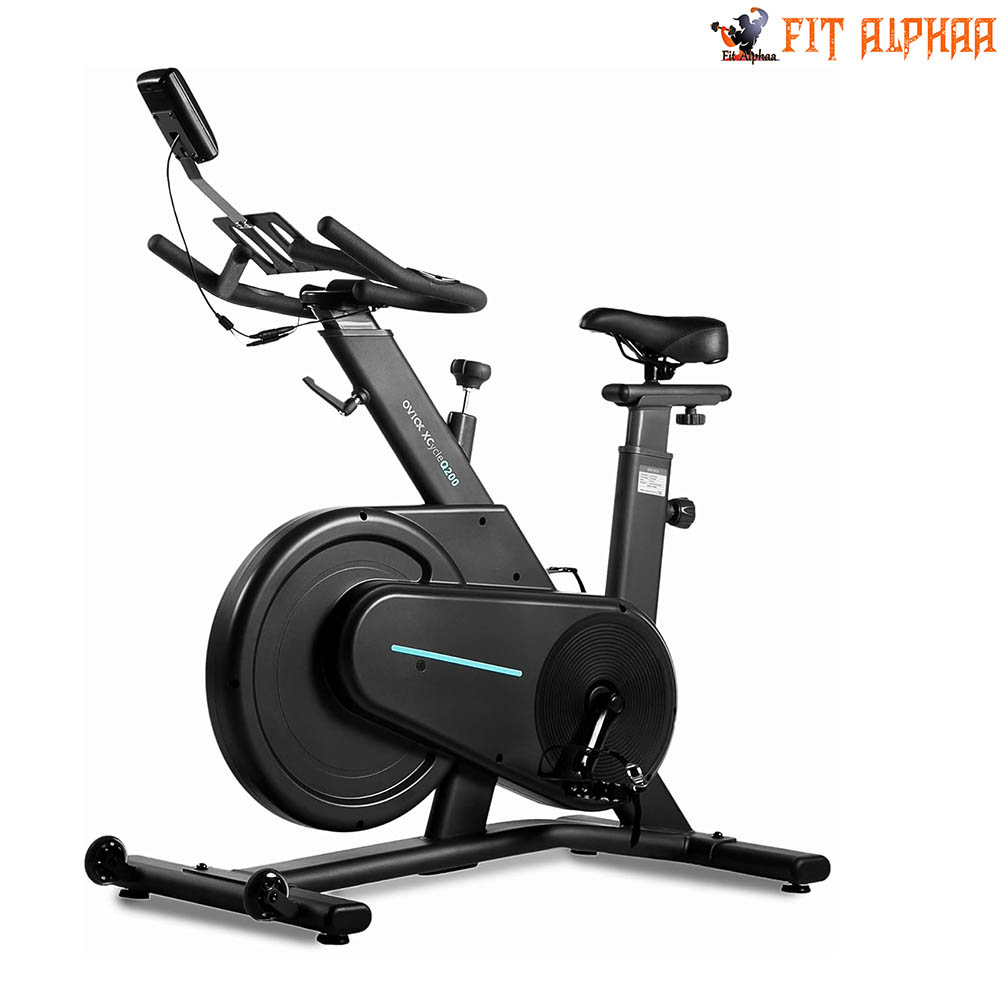 Q200C OVICX Magnetic Home Workout Exercise Bike with Digital Monitor