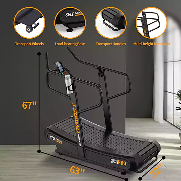 Gymost Freelander-6310CB Curve Treadmill 2026