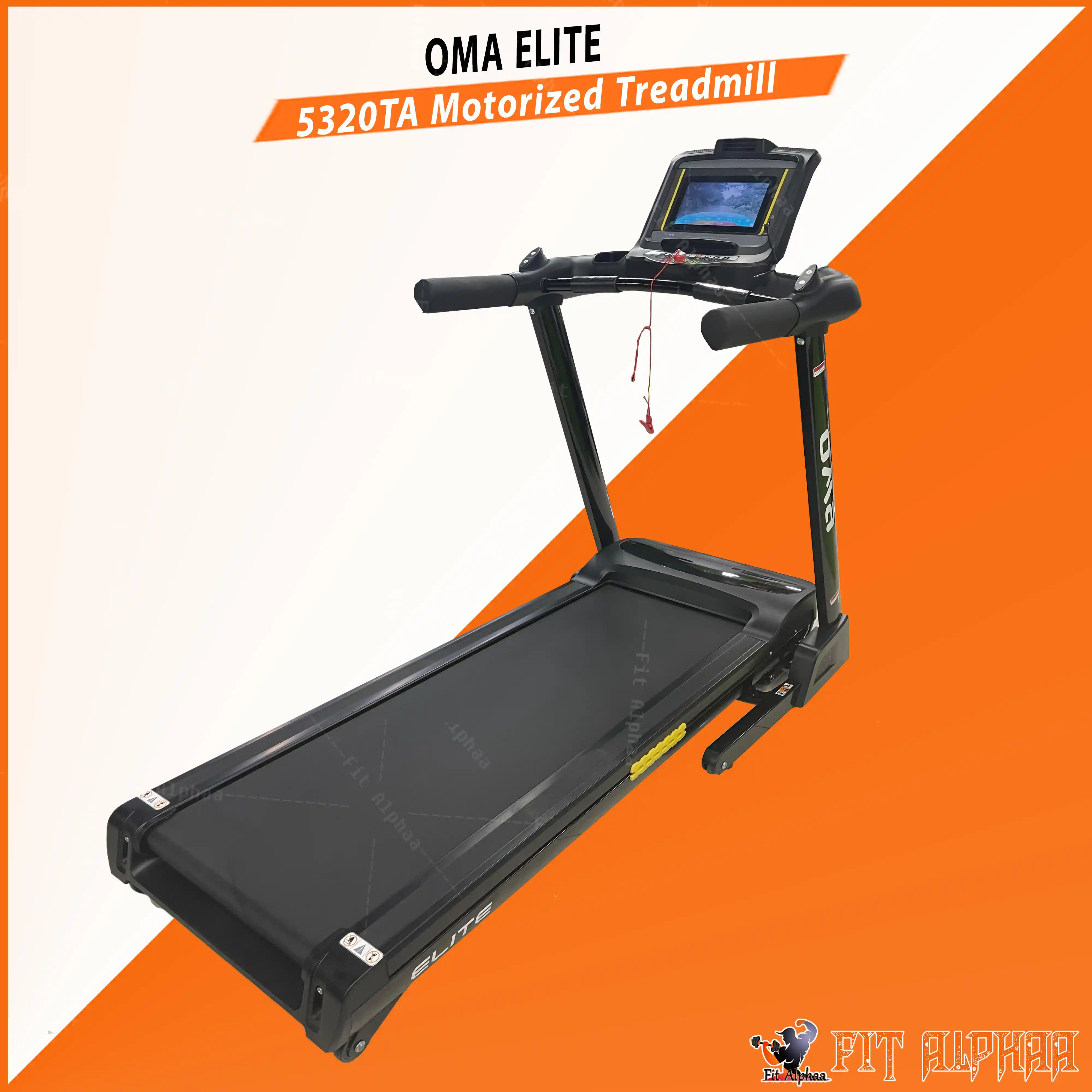 Oma Elite 5320TA Android Folding Motorized Treadmill - Home Use Running Machine