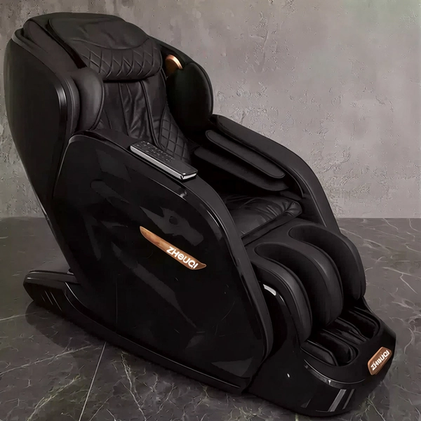 ZHOUQI Q1900 Premium Portable Zero Gravity 4D Massage Chair (PU Leather)