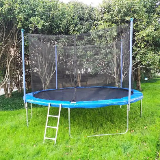 10 Feet Heavy Trampoline with net coverage - Enclosure Net and Poles Safety Pad