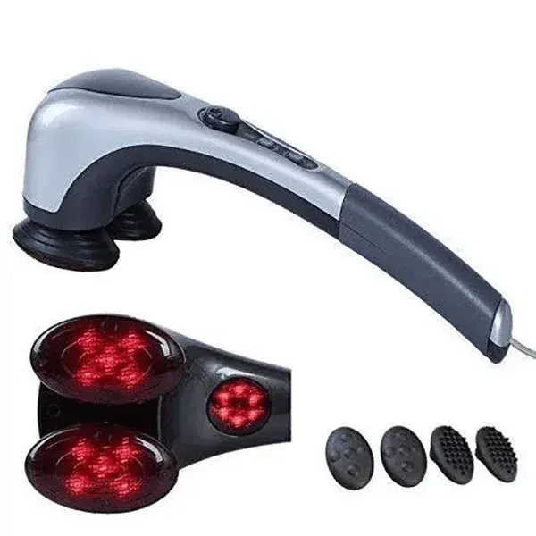 Double Head Electric Body Massager with Infrared & Variable Speed