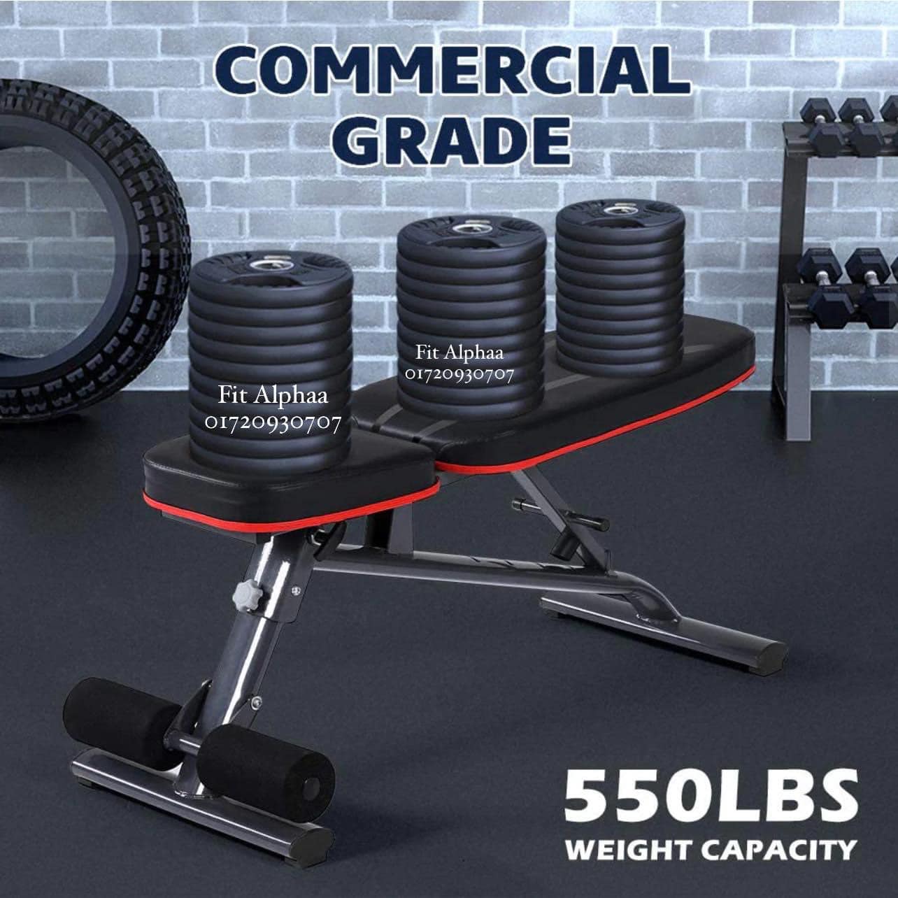Adjustable Bench , Folding Training Bench, Fitness Bench, Incline Bench Press Bench for Full Body Workout
